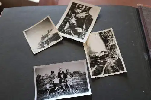 tolles altes Album 81 Fotos ab 1932 - Familie , Soldat usw.