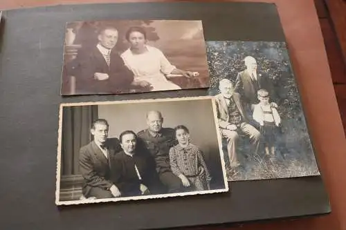 tolles altes Album 81 Fotos ab 1932 - Familie , Soldat usw. 