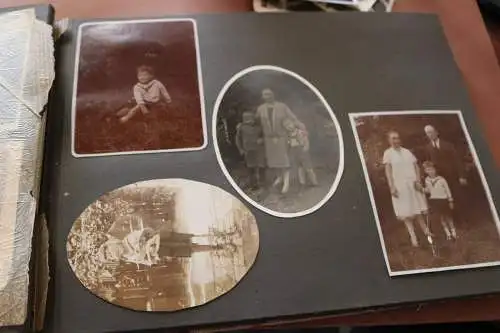 tolles altes Album 81 Fotos ab 1932 - Familie , Soldat usw. 
