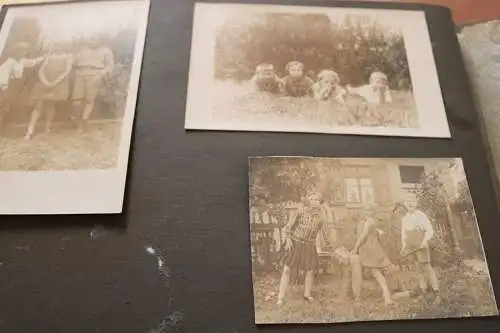 tolles altes Album 81 Fotos ab 1932 - Familie , Soldat usw.