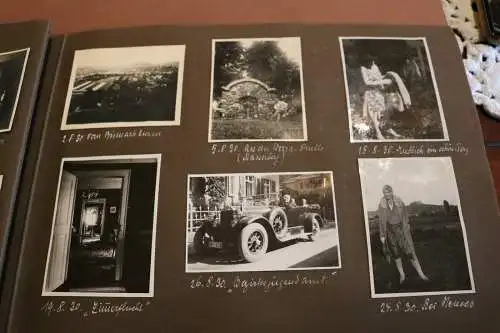 tolles altes Album 30er Jahre - 264 Fotos - Familie, Oldtimer, Marine, Soldaten