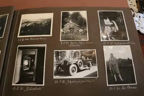 tolles altes Album 30er Jahre - 264 Fotos - Familie, Oldtimer, Marine, Soldaten 