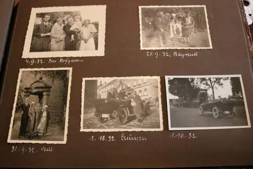 tolles altes Album 30er Jahre - 264 Fotos - Familie, Oldtimer, Marine, Soldaten