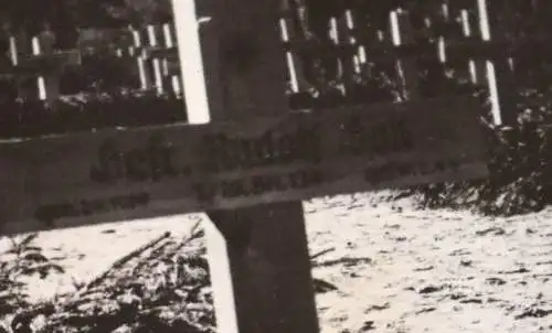  altes Foto - Soldatengräber 1944