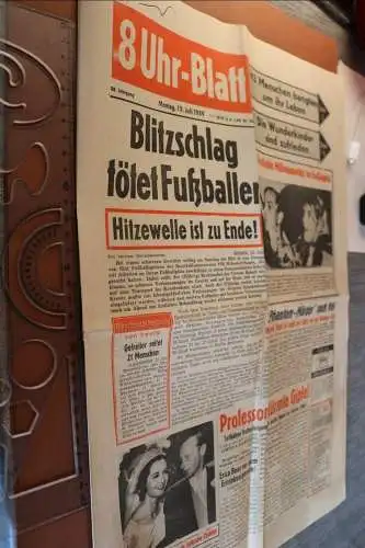 tolle alte Zeitung - 8 Uhr-Blatt  13. Juli 1959