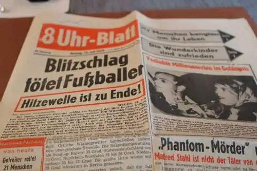 tolle alte Zeitung - 8 Uhr-Blatt  13. Juli 1959