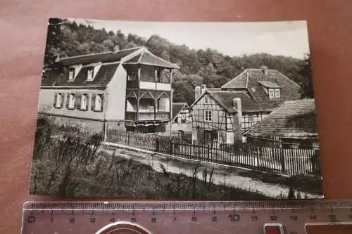 tolle alte Karte  Pfarrmühle im Mühltal Thüringen 1969