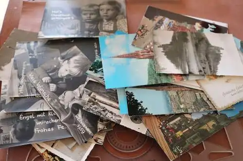 kleines Konvolut Ansichtskarten und Fotos usw.  34 teilig 