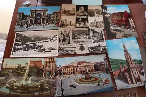 kleines Konvolut Ansichtskarten und Fotos usw.  34 teilig 