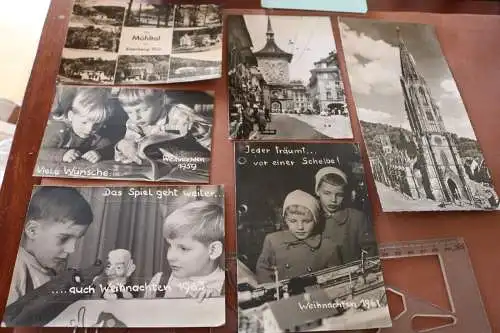 kleines Konvolut Ansichtskarten und Fotos usw.  34 teilig 