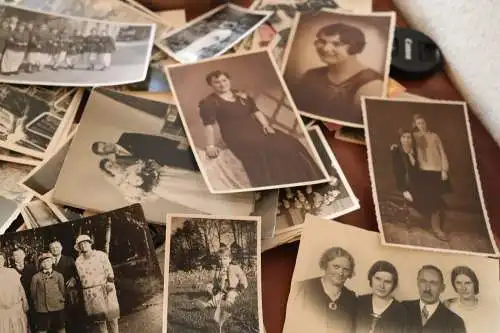 Konvolut alter Fotos - Personen , Familie , Orte , usw. Raum Elberfeld 