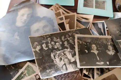Konvolut alter Fotos - Personen , Familie , Orte , usw. Raum Elberfeld 