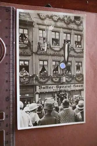 tolles altes Foto - Festumzug - Möckern Leipzig - Butter-Spezial-Haus - 30--40er