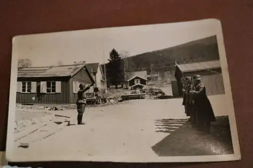 vier alte Fotos - Soldaten