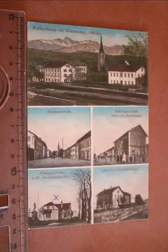 Tolle alte Karte - Ansichten aus Kolbermoor 1917