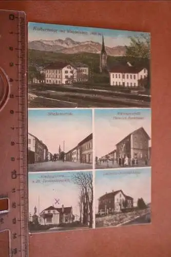 tolle alte Karte - Ansichten aus Kolbermoor 1917