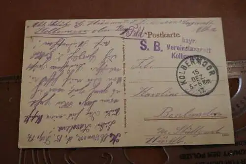 tolle alte Karte - Ansichten aus Kolbermoor 1917 