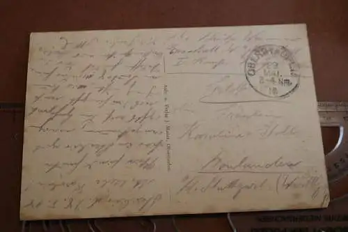 tolle alte Karte - Gruss aus Steibis  1918  Allgäu 