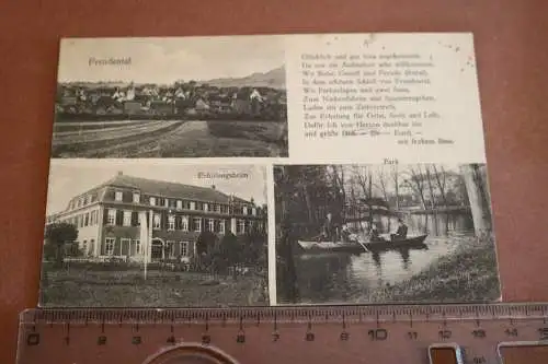 tolle alte Karte - Ansichten Freudental - Erholungsheim 1927