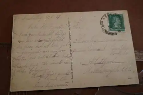 tolle alte Karte - Ansichten Freudental - Erholungsheim 1927