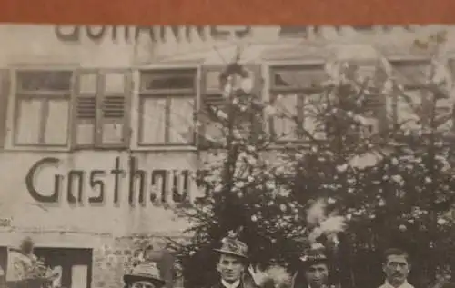 zwei tolle alte Fotos - Schützenverein ?  Schützenkönige ? - Männer Schärpen 