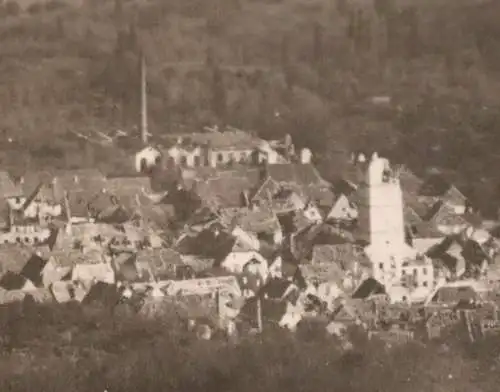 tolles altes Foto - Ansicht Luftbild Wattweiler - 1910-1920 ca