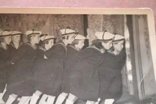 tolles altes Foto - Schulaufführung ?? Mädchen - 1952 