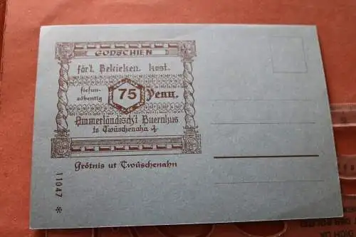 tolle alte Karte Bad Zwischenahn - Lewet Ammerland - Gutschein - Alter ?