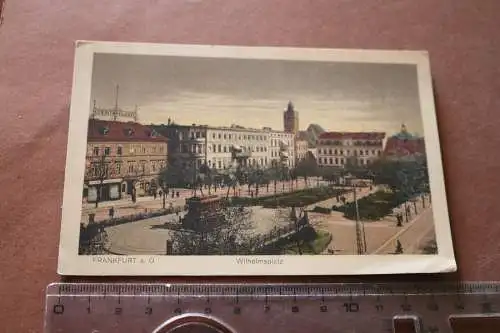 tolle alte Karte - Frankfurt a. Oder - Wilhelmsplatz 1910-30 ??