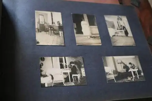 tolles altes Album 233 Fotos Familie , Runensteine ,Urlaub Schweden ? 1910-30 ?