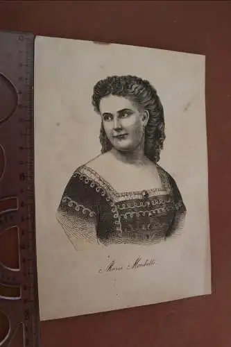 alter Druck ? Stich ? - Sopran Sängerin Marie Monbelli 