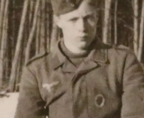 fünf tolle alte Fotos Soldaten Luftwaffe mit Panzerschlepper UE -  Königsberg 