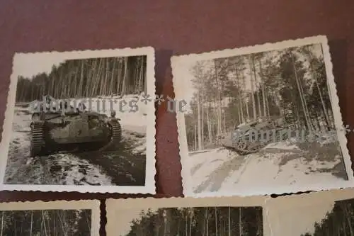 fünf tolle alte Fotos Soldaten Luftwaffe mit Panzerschlepper UE -  Königsberg 