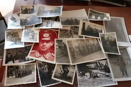 62 alte Fotos  Soldaten, Portraits Gruppen, Orte + ein Repro 