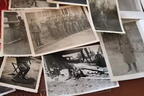 62 alte Fotos  Soldaten, Portraits Gruppen, Orte + ein Repro 