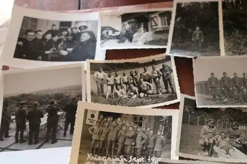 62 alte Fotos  Soldaten, Portraits Gruppen, Orte + ein Repro 
