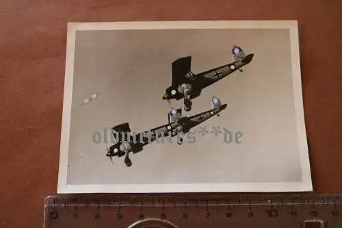 drei alte Fotos Flugzeuge Arado Ar 68- Übungsflüge 