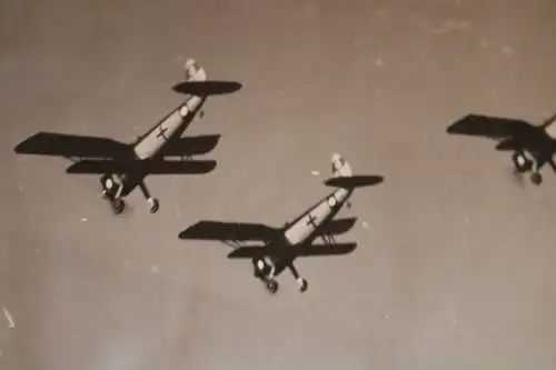 drei alte Fotos Flugzeuge Arado Ar 68- Übungsflüge