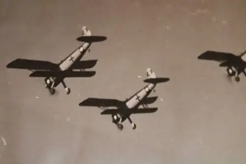 drei alte Fotos Flugzeuge Arado Ar 68- Übungsflüge 