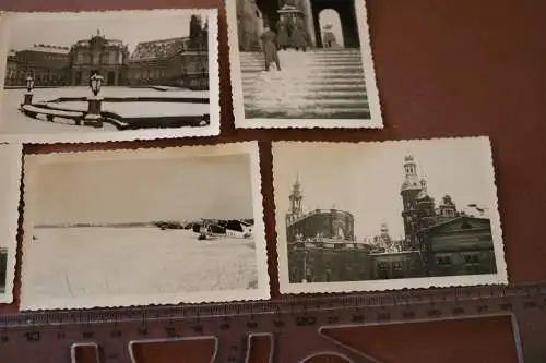 sechs tolle alte Fotos - Dresden - Zwinger - Flugplatz Heller  30-40er Jahre