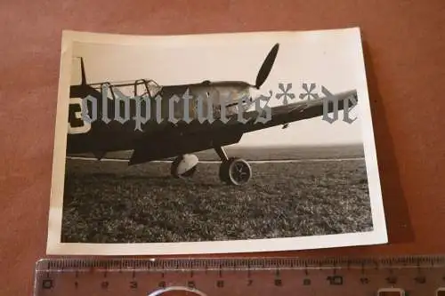 tolles altes Foto - Messerschmidt Me 109  weisse 3 