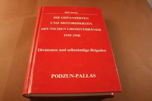 Buch Die  gepanzerten und mot. deutschen Grossverbände - 1935-45 - Rolf Stoves
