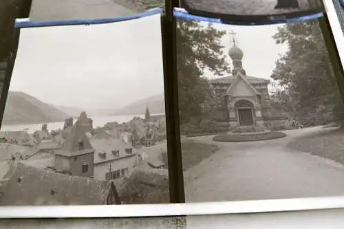 24 tolle alte Negative - Homburg, Bacharach, Wiesbaden usw. 30er Jahre 