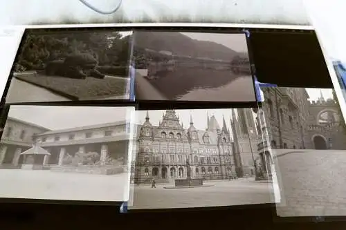 24 tolle alte Negative - Homburg, Bacharach, Wiesbaden usw. 30er Jahre 