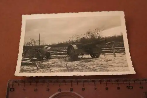 Altes Foto - Geschützstellung