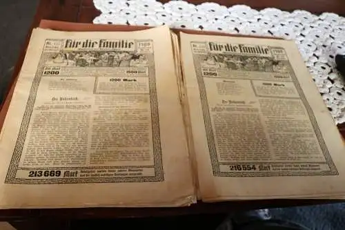 11 tolle alte Zeitschriften - Für die Familie - Illustriertes Familienbla  1908 