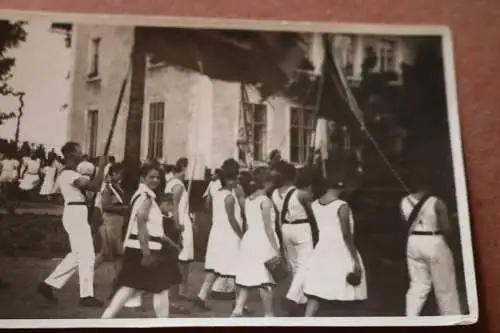 tolles altes Foto - Festumzug - Turnverein Grünberg ???? Gut-Heil - 20er Jahre ?