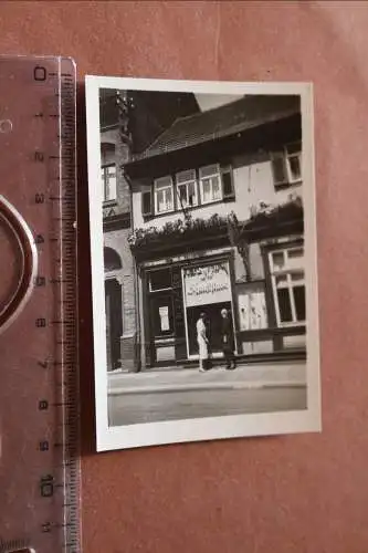 tolles altes Foto - Geschäft - Die Kunststube - Ort ??? 30-40er Jahre 