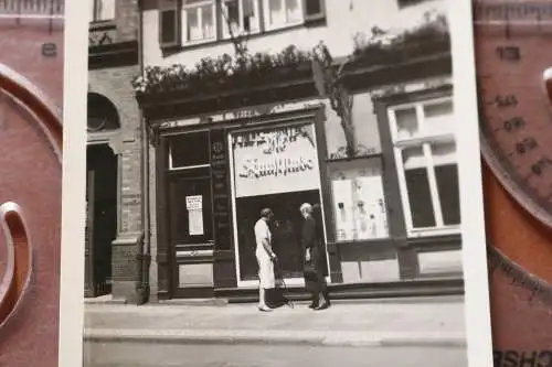 tolles altes Foto - Geschäft - Die Kunststube - Ort ??? 30-40er Jahre 