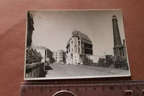 tolles altes Foto - Gebäude - Leuchtturm - Borkum ???  50-60er Jahre ?